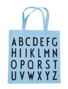 Favourite Tote Bag Blue Design Letters