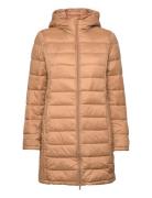 Visibiria L/S New Quilted Hood Jacket/Pb Beige Vila