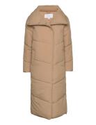 Vilouisa L/S New Padded Long Coat/Pb Beige Vila