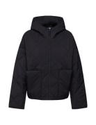 Wide Fit Quilted Jacket Black Esprit Casual
