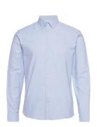 Yarn Dyed Oxford Superflex Shirt L/ Blue Lindbergh