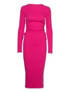 Enally Ls Hole Dress 5314 Pink Envii