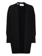 Slflulu New Ls Knit Long Cardigan B Noos Black Selected Femme