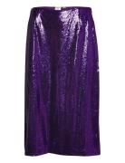 Yasspin Pastella Hw Midi Skirt - Show Purple YAS