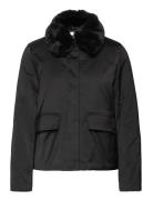 Lux Satin Padded Jacket Black Calvin Klein