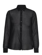 D1. Icon G Cot Silk Shirt Black GANT