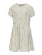 Koglino-Dani S/S Button Dress Ptm White Kids Only