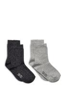 Ankle Sock W. Lurex Grey Minymo