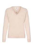 Objthess L/S V-Neck Knit Pullover Noos Pink Object