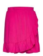 Vipaya Wrap Hw Short Skirt/Su - Noos Pink Vila
