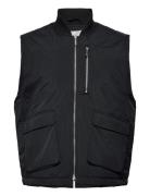 Major Quilted Vest Black Les Deux