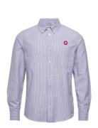 Tod Shirt Blue Double A By Wood Wood