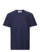 Slhrelax-Plisse Tee Ex Navy Selected Homme