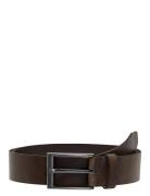 Onsbrad Medium Leather Belt Noos Brown ONLY & SONS