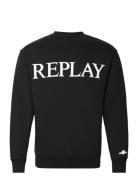 Sweater Regular Pure Logo Black Replay