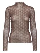 Ensofie Ls T-N Tee 6958 Brown Envii