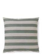 Outdoor Stripe Cushion Green Compliments
