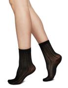 Klara Knit Socks Black Swedish Stockings