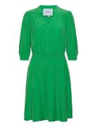 Ayame Short Dress Green Minus