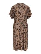 Objtiana Ss Shirt Dress A Ss Fair 22 Brown Object