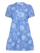 Ida Short Sleeve Dress Blue A-View