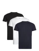 Elon Organic/Recycled 3-Pack T-Shirt Navy Kronstadt