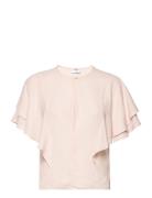 Frill Sleeve Top Pink Filippa K