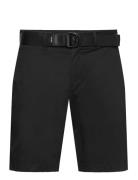Modern Twill Slim Short Belt Black Calvin Klein