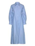 Reg Stripe Maxi Shirt Dress Blue GANT