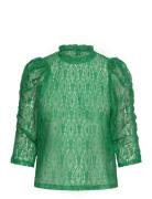 Lilou Blouse Green Lollys Laundry
