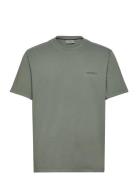 Overdyed Logo Loose Tee Green Superdry
