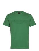 Am Emboss Tee Green Hackett London