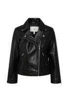 Yasphil 7/8 Leather Jacket Black YAS