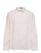 Reg Ut Archive Oxford Stripe Shirt Cream GANT