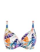 Paradiso Uw Gathered Full Cup Bikini Top 38 Dd Patterned Fantasie