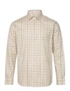 Slhregsaturn-Untuck Shirt Ls Classic Beige Selected Homme