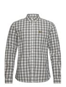 Check Poplin Shirt Grey Lyle & Scott