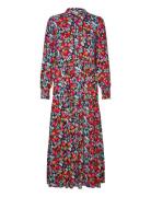 Yasalira Ls Long Shirt Dress S. Noos Red YAS