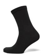 Wool/Cotton Socks Black Mp Denmark