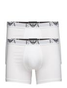 Mens Knit 2Pack Boxe White Emporio Armani