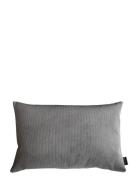 Corduroy Cushion Cover Wo Strap Grey Louise Smærup