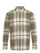 Jeremy Flannel Shirt Green Les Deux