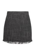 Diana Boucle Skirt Black A-View