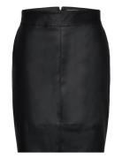 Carbase Faux Leather Skirt Otw Black ONLY Carmakoma