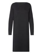 Women Dresses Flat Knitted Kneelength Black Esprit Casual