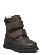 Boots - Flat - With Velcro Brown ANGULUS