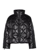 Slfmika Short Quilted Jacket Black Selected Femme