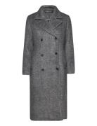 Sltenerife Double Breasted Coat Black Soaked In Luxury