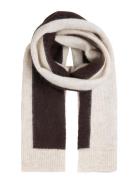 Hertha Knit Scarf Brown Second Female
