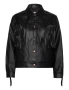Wild Fringe Jacket Black Wrangler